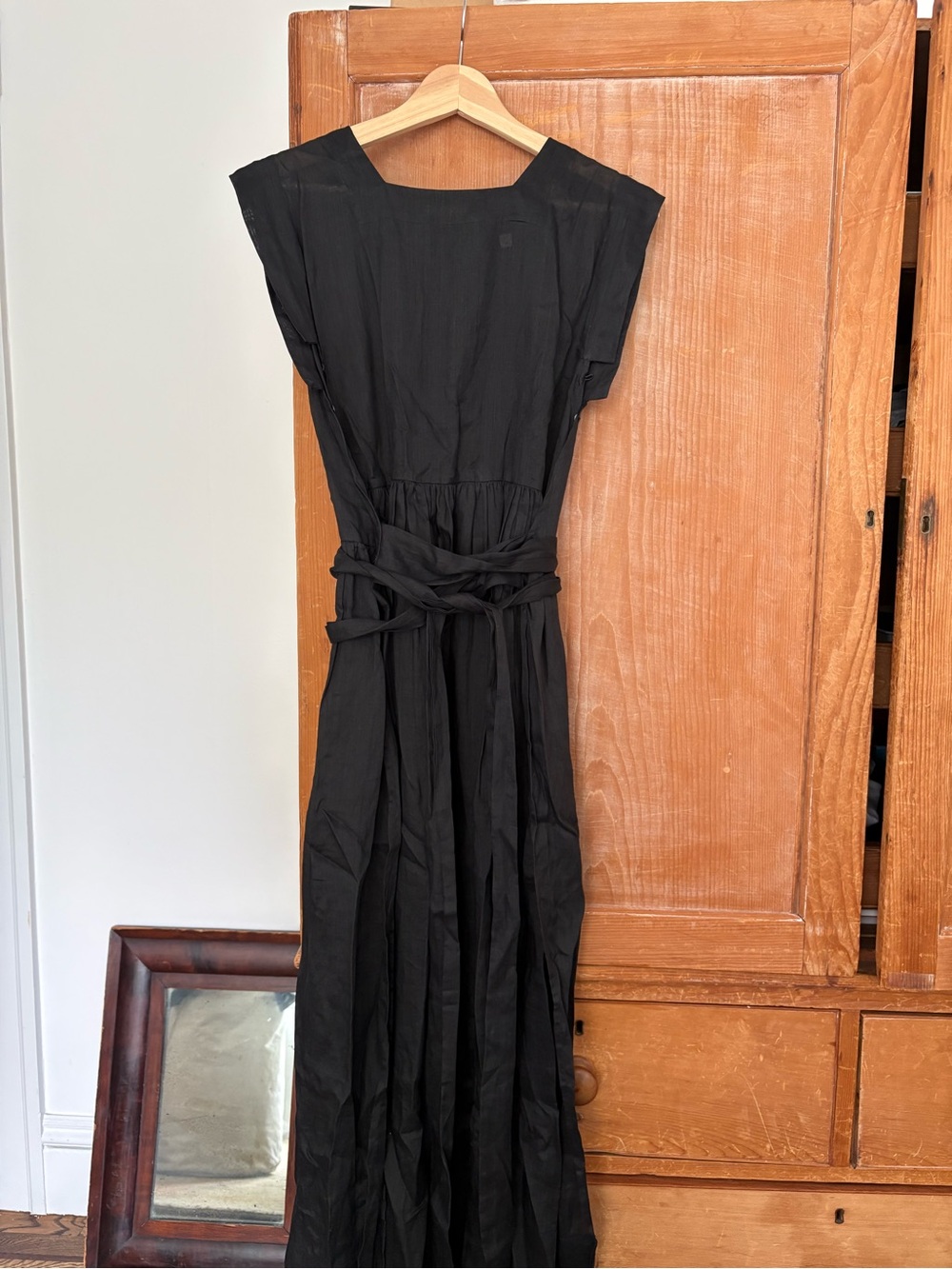 Doen Pacifica Black Wrap Dress - Picture 5 of 6